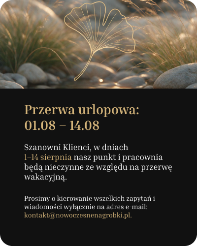 Przerwa urlopowa 1–14 sierpnia